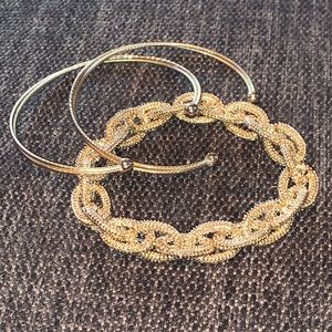 Gold Bracelet Set